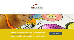 Desktop Screenshot of portsideartscenter.org